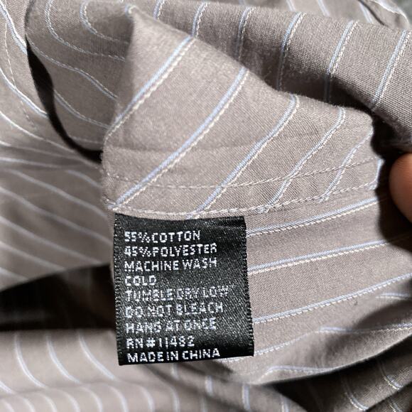 Vintage Mens XL Casual Button Up Big Collar Shirt LA Gate Collection USA - Picture 4 of 8